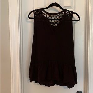 Casual Peplum Style Tank